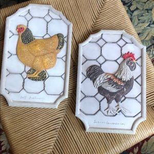 BUNDLE Roaster ceramic decor NWT